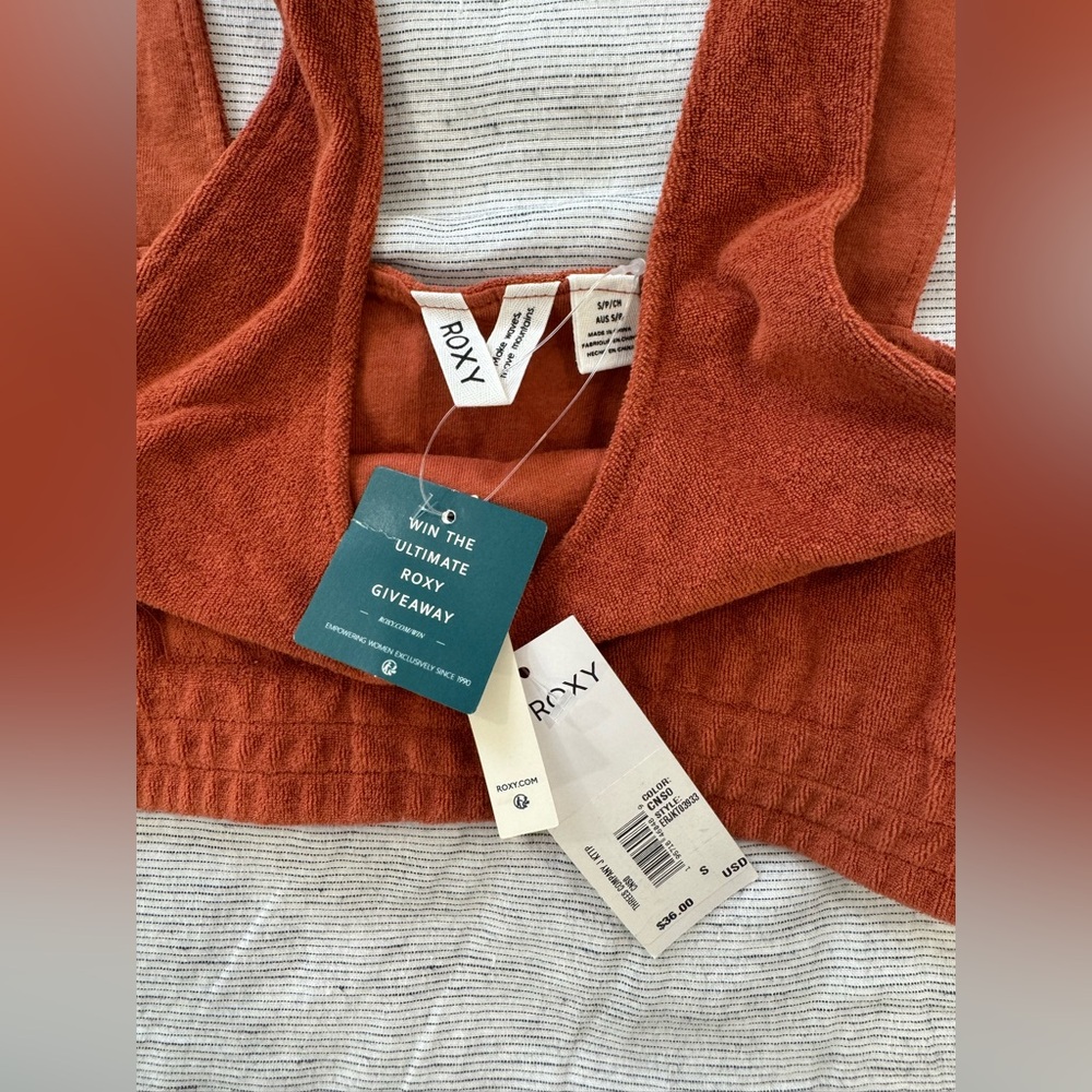 Roxy Terracotta Bralette - Picture 2 of 4